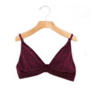 Anemone Burgundy Jersey Bralette